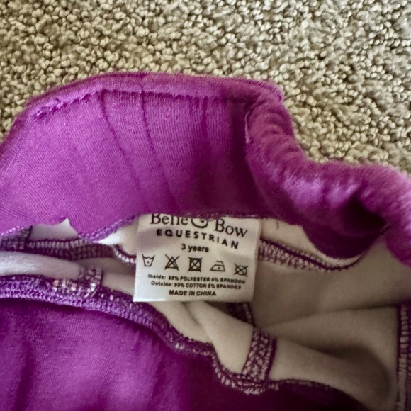 Children’s Fleece Lined Riding Tights - Picture 2 of 3